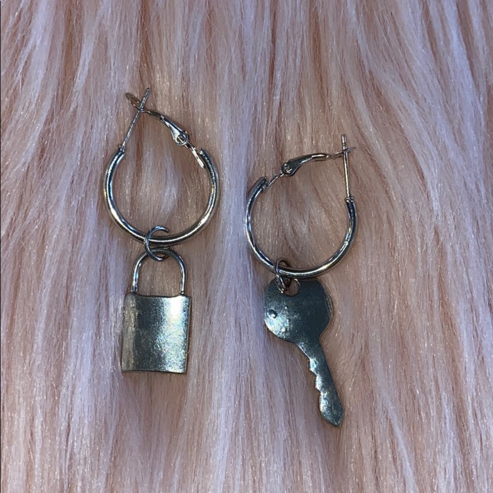 Lock & Key Earrings